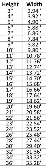 Beauceron 007 Shape Cutout in Wood, Acrylic or Acrylic Mirror - Signature Cutouts