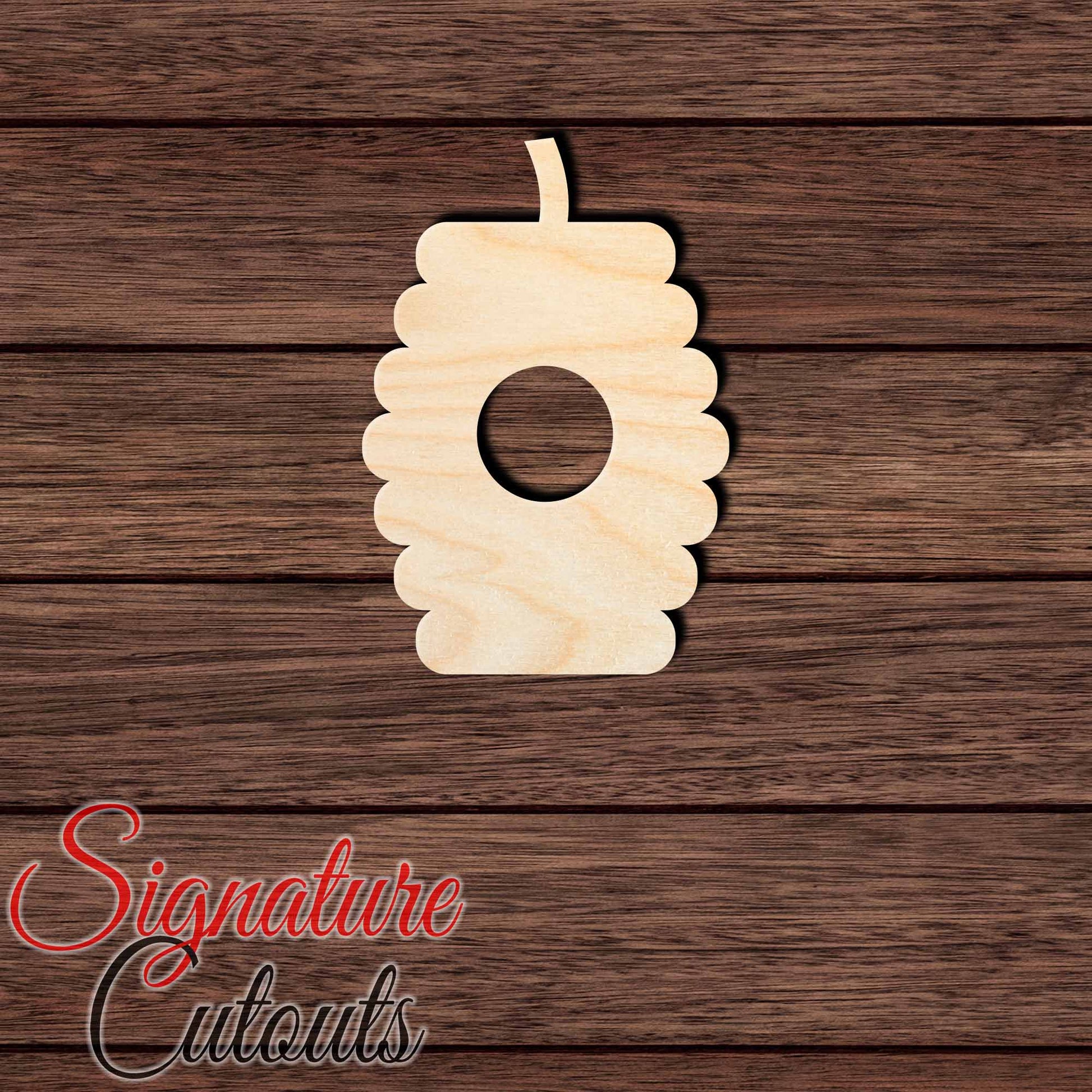 Beehive 001 Shape Cutout in Wood, Acrylic or Acrylic Mirror - Signature Cutouts