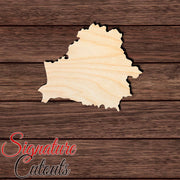 Belarus Shape Cutout in Wood, Acrylic or Acrylic Mirror - Signature Cutouts