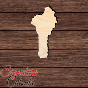 Benin Shape Cutout in Wood, Acrylic or Acrylic Mirror - Signature Cutouts