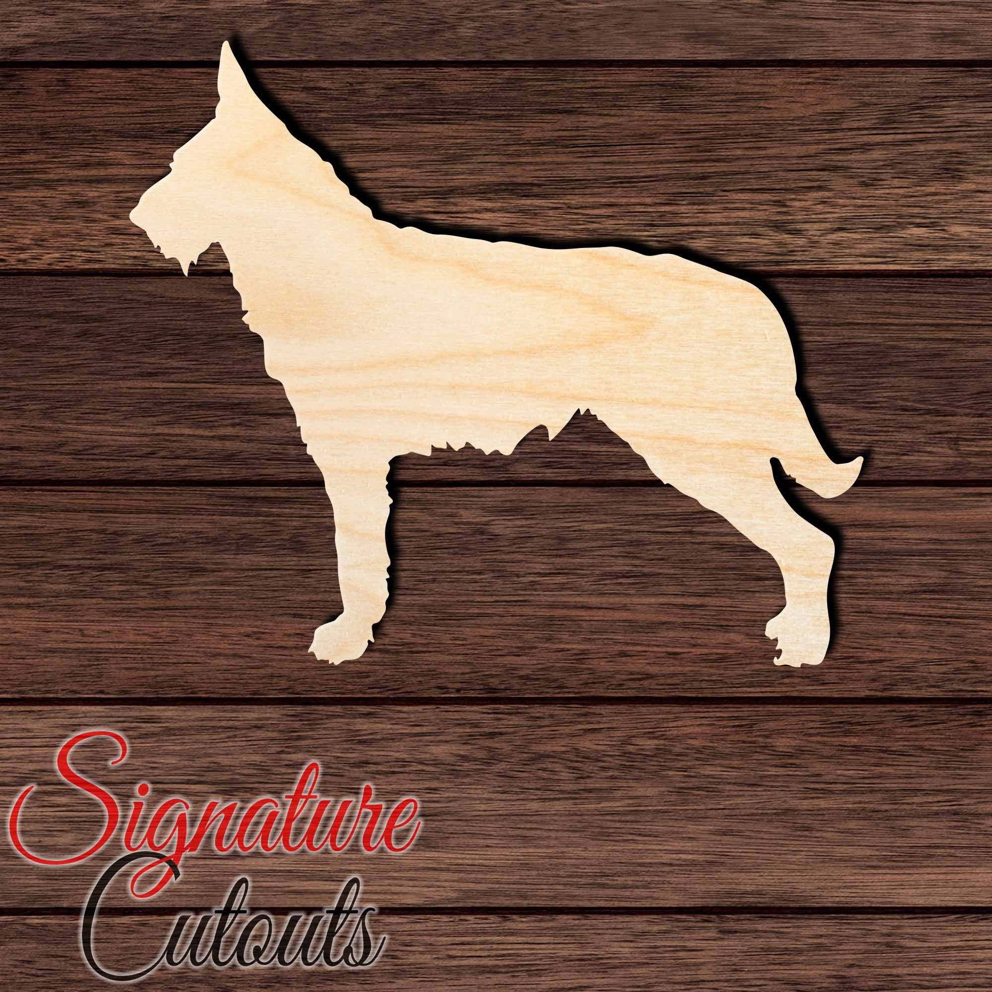 Berger Picard Shape Cutout in Wood, Acrylic or Acrylic Mirror - Signature Cutouts