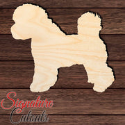 Bichon Frise 002 Shape Cutout in Wood, Acrylic or Acrylic Mirror - Signature Cutouts