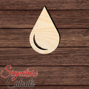 Blood Drop Shape Cutout - Signature Cutouts