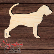Bloodhound Shape Cutout in Wood, Acrylic or Acrylic Mirror - Signature Cutouts