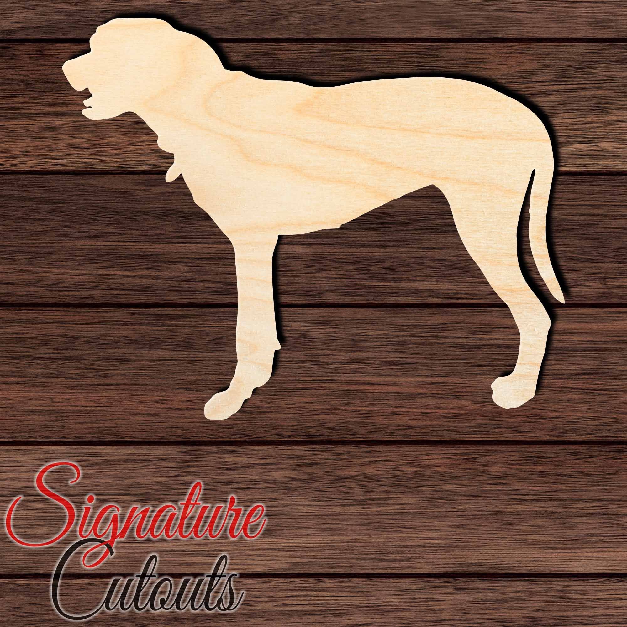 Blue Lacy Shape Cutout in Wood, Acrylic or Acrylic Mirror - Signature Cutouts