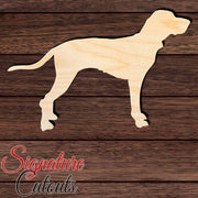 Bluetick Hound Shape Cutout in Wood, Acrylic or Acrylic Mirror - Signature Cutouts