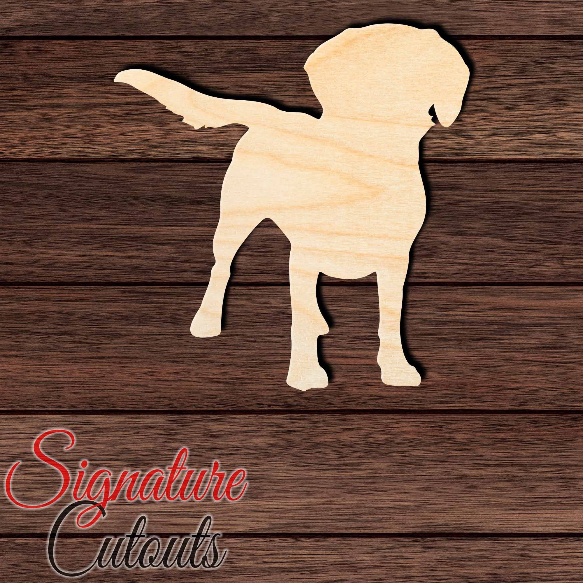 Bocker Shape Cutout in Wood, Acrylic or Acrylic Mirror - Signature Cutouts