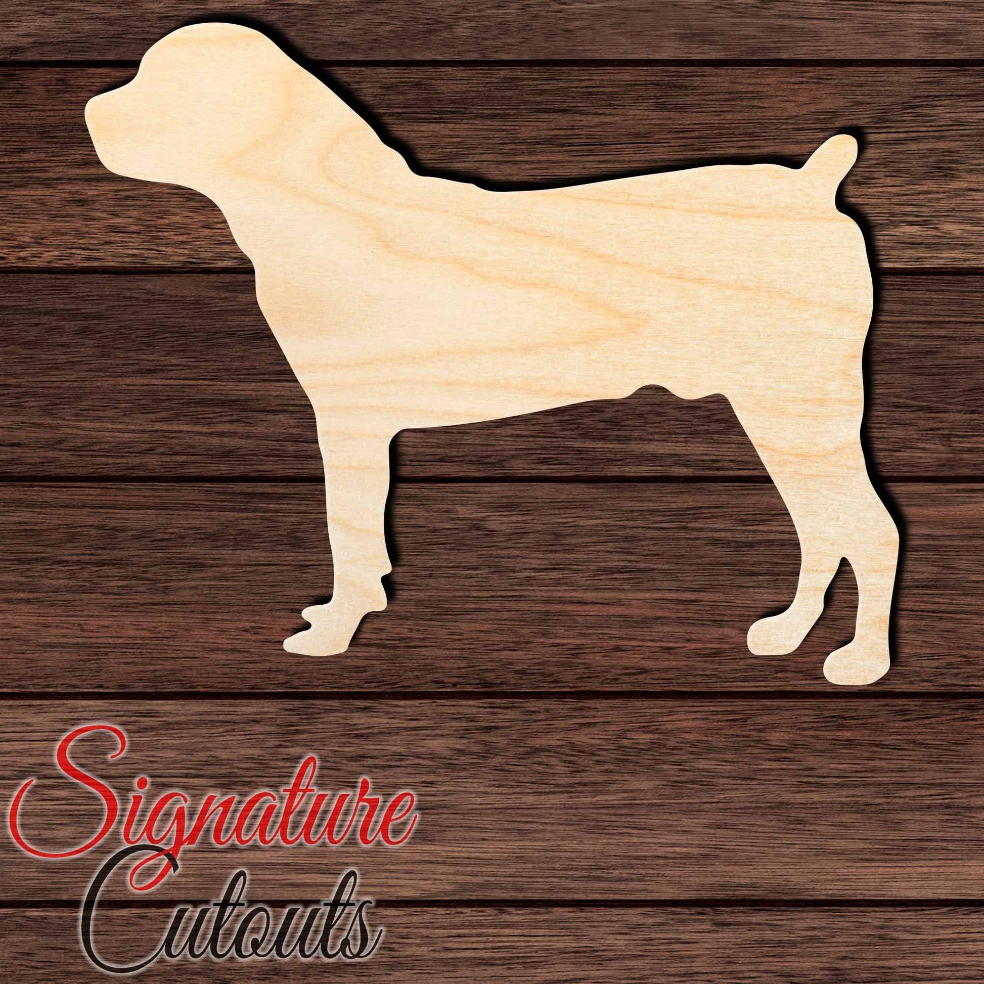 Boerboel Shape Cutout in Wood, Acrylic or Acrylic Mirror - Signature Cutouts
