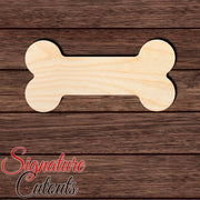 Bone 002 Shape Cutout in Wood, Acrylic or Acrylic Mirror - Signature Cutouts