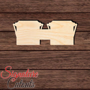 Bongo Drum 001 Shape Cutout in Wood, Acrylic or Acrylic Mirror - Signature Cutouts