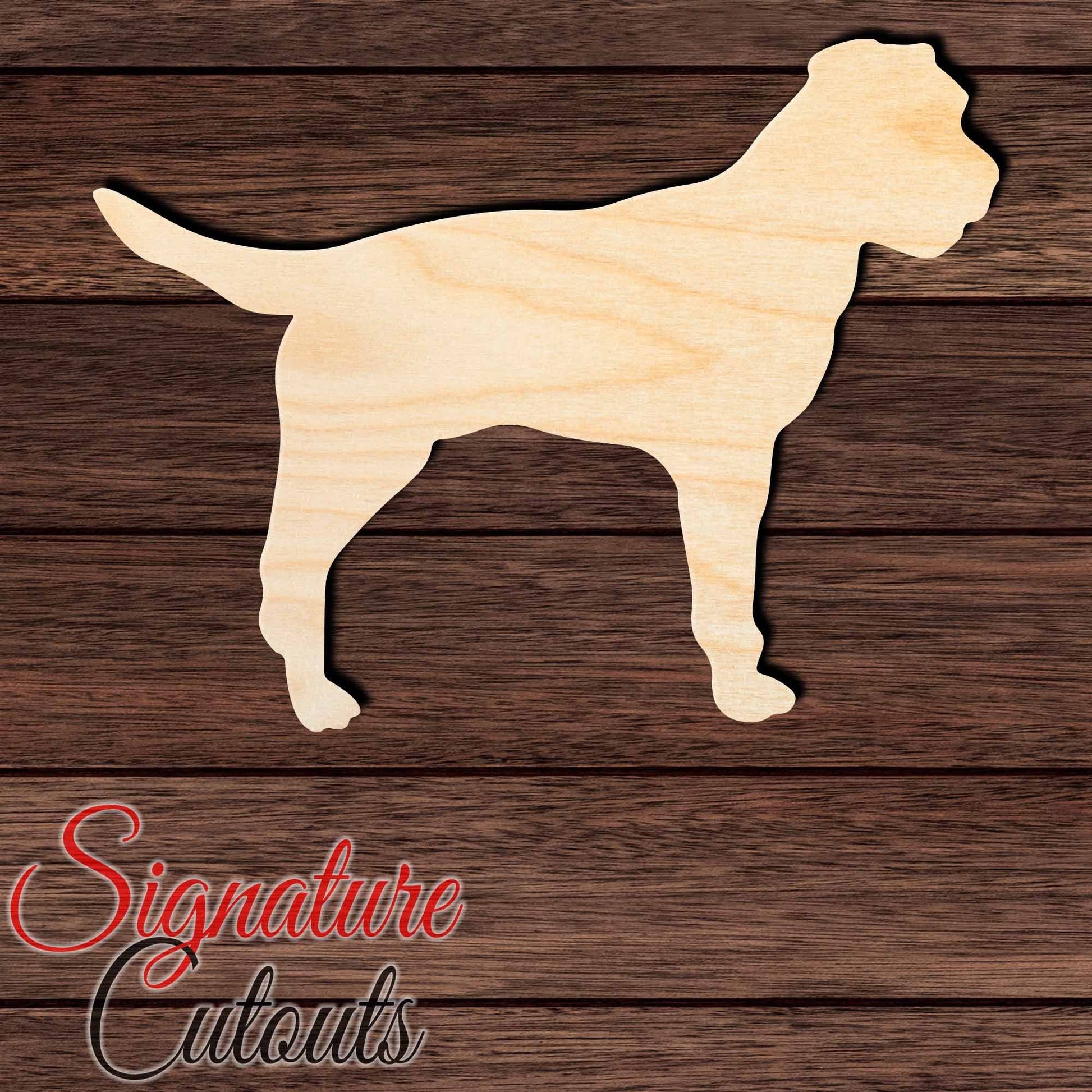 Border Terrier Shape Cutout in Wood, Acrylic or Acrylic Mirror - Signature Cutouts