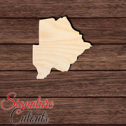 Botswana Shape Cutout in Wood, Acrylic or Acrylic Mirror - Signature Cutouts