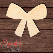 Bow 003 Shape Cutout in Wood, Acrylic or Acrylic Mirror - Signature Cutouts