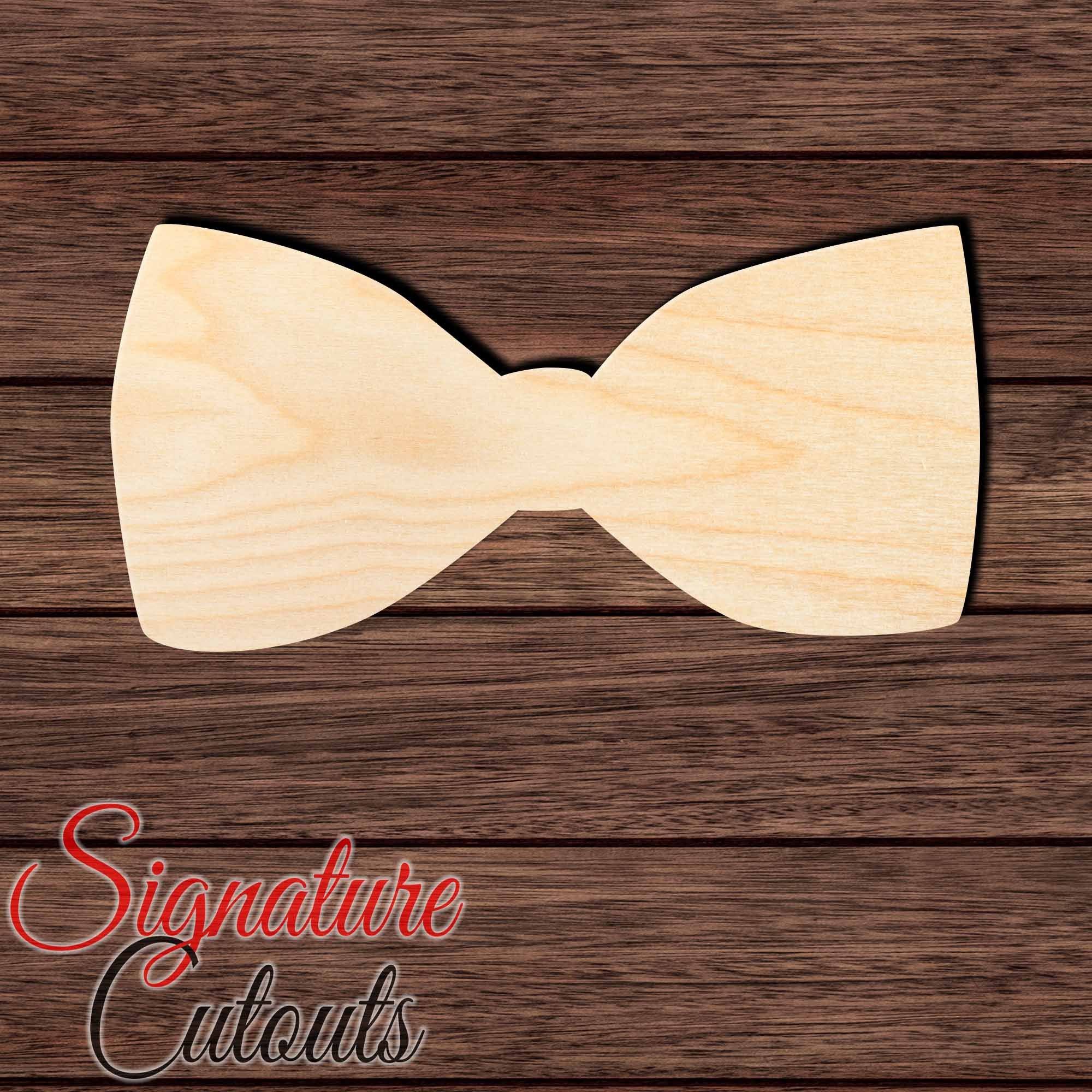 Bow 004 Shape Cutout in Wood, Acrylic or Acrylic Mirror - Signature Cutouts