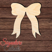 Bow 009 Shape Cutout in Wood, Acrylic or Acrylic Mirror - Signature Cutouts