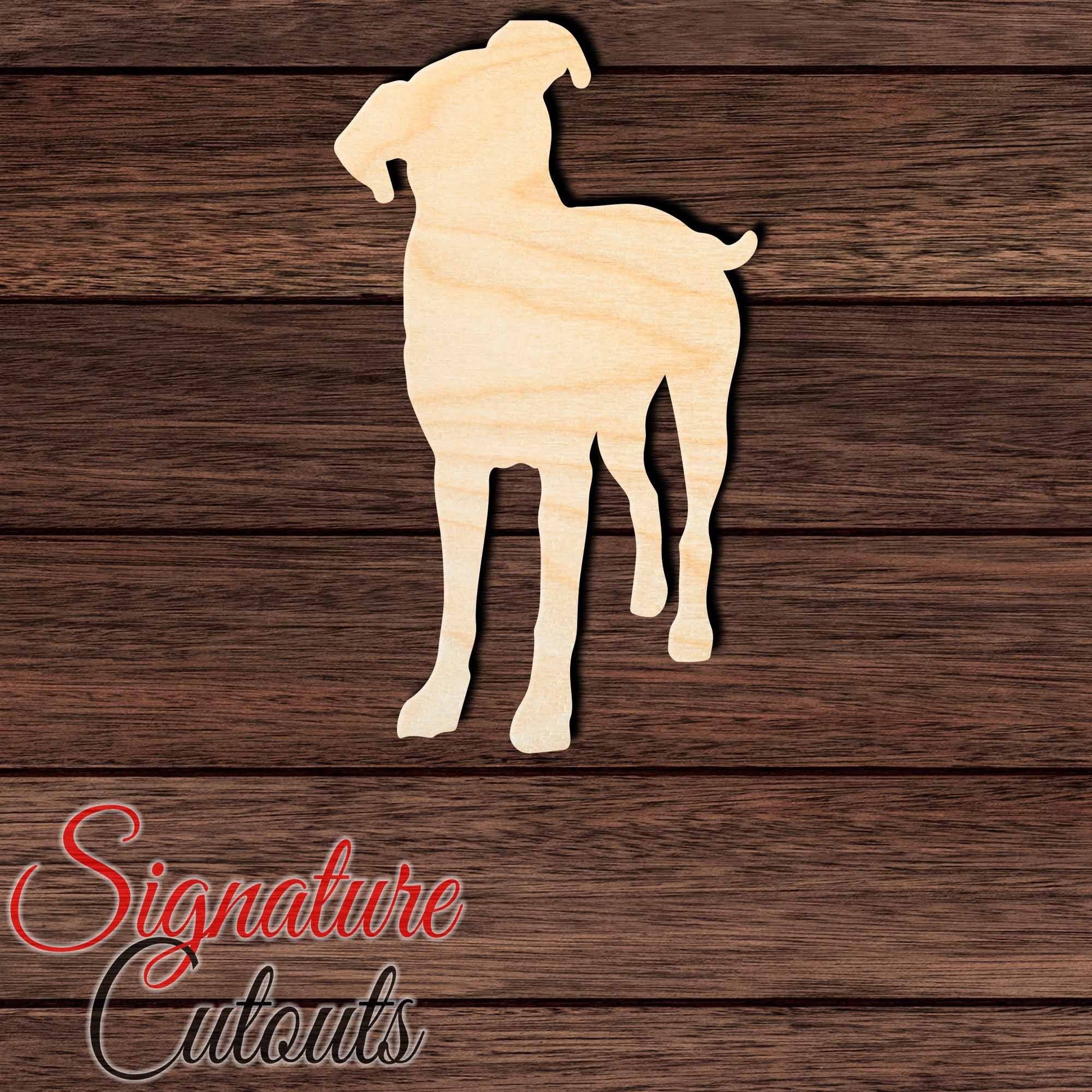 Boxmatian Shape Cutout in Wood, Acrylic or Acrylic Mirror - Signature Cutouts