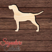 Bracco Italiano 003 Shape Cutout in Wood, Acrylic or Acrylic Mirror - Signature Cutouts