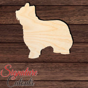 Briard Shape Cutout in Wood, Acrylic or Acrylic Mirror - Signature Cutouts