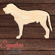 Broholmer Shape Cutout in Wood, Acrylic or Acrylic Mirror - Signature Cutouts