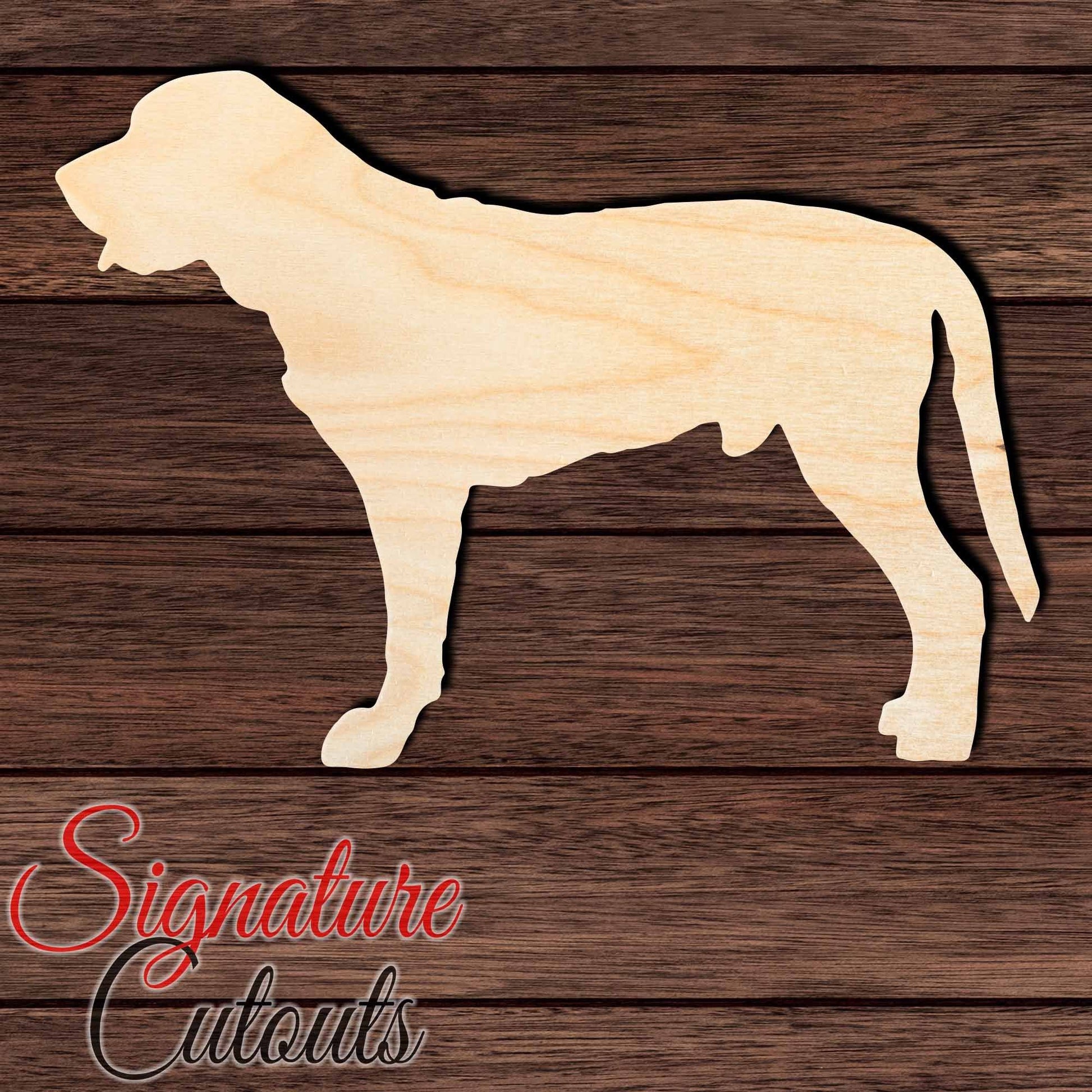 Broholmer Shape Cutout in Wood, Acrylic or Acrylic Mirror - Signature Cutouts