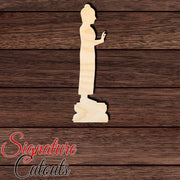 Buddha 002 Shape Cutout in Wood, Acrylic or Acrylic Mirror - Signature Cutouts
