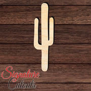 Cactus 003 Shape Cutout in Wood, Acrylic or Acrylic Mirror - Signature Cutouts