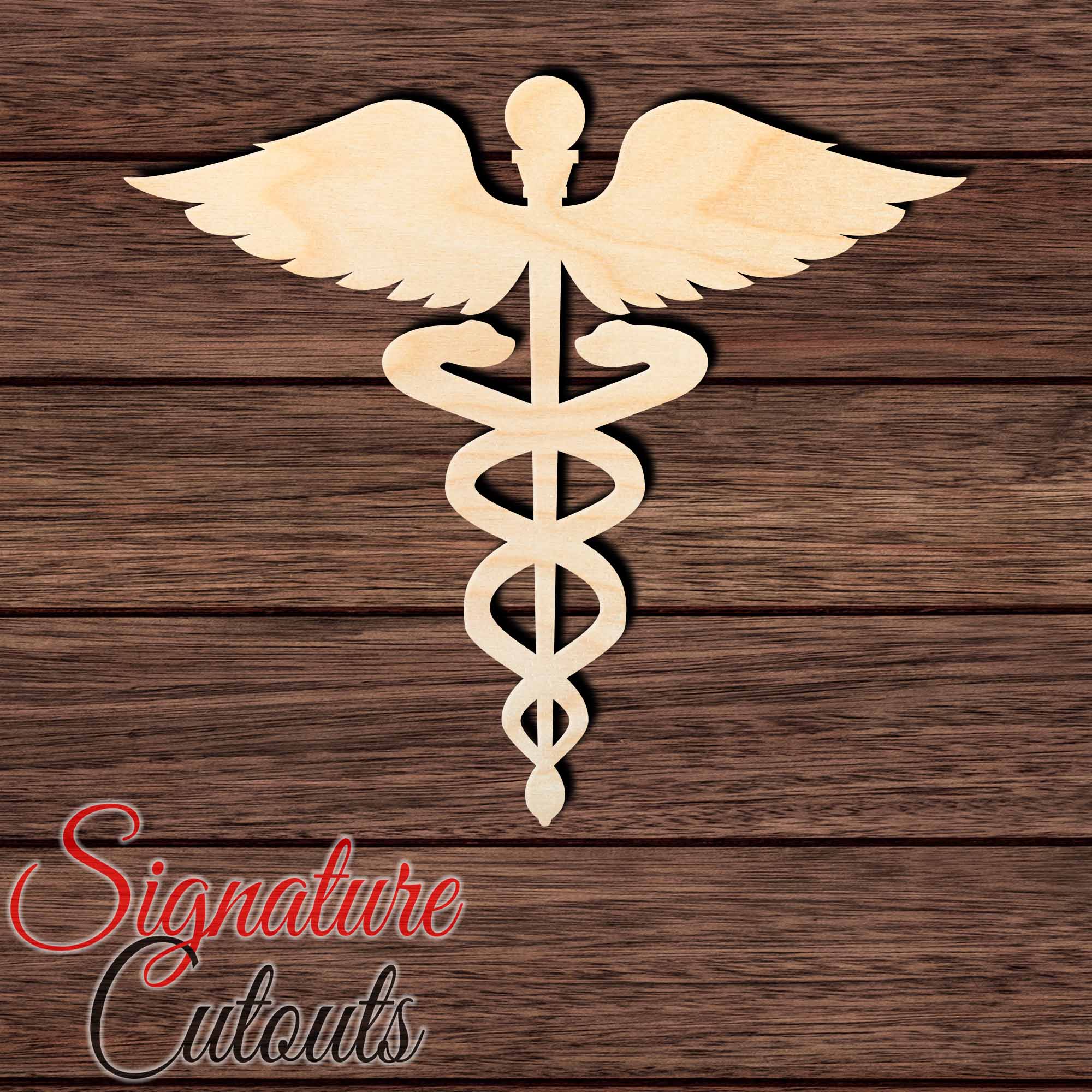 Caduceus 001 Shape Cutout - Signature Cutouts