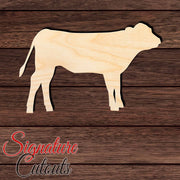 Calf 001 Shape Cutout in Wood, Acrylic or Acrylic Mirror - Signature Cutouts