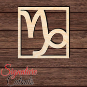 Capricorn 002 Shape Cutout in Wood, Acrylic or Acrylic Mirror - Signature Cutouts