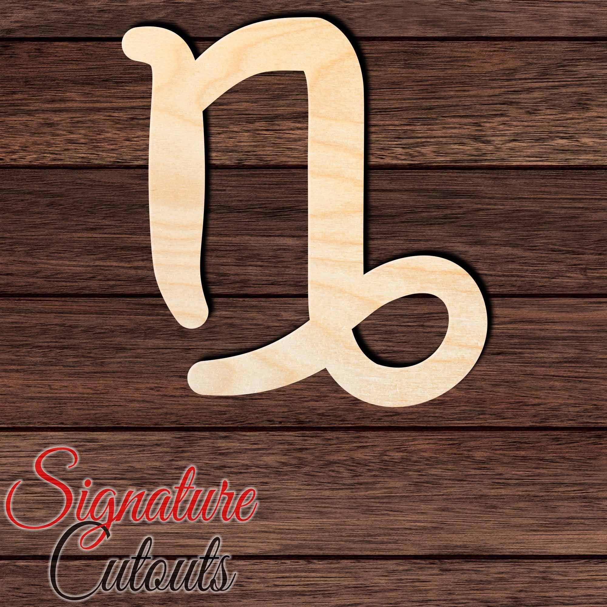 Capricorn Shape Cutout in Wood, Acrylic or Acrylic Mirror - Signature Cutouts