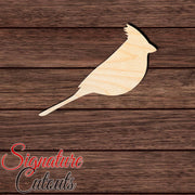 Cardinal 001 Shape Cutout in Wood, Acrylic or Acrylic Mirror - Signature Cutouts