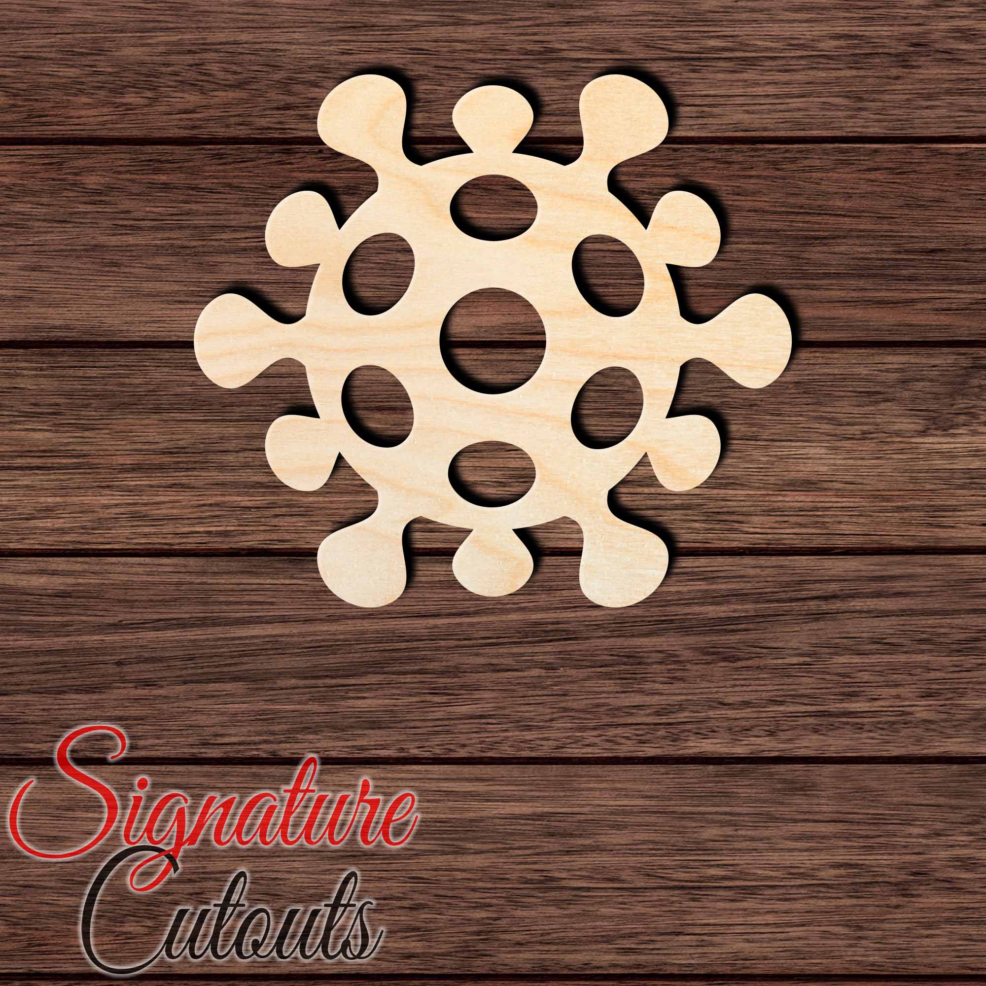 Cartoon Covid Shape Cutout - Signature Cutouts