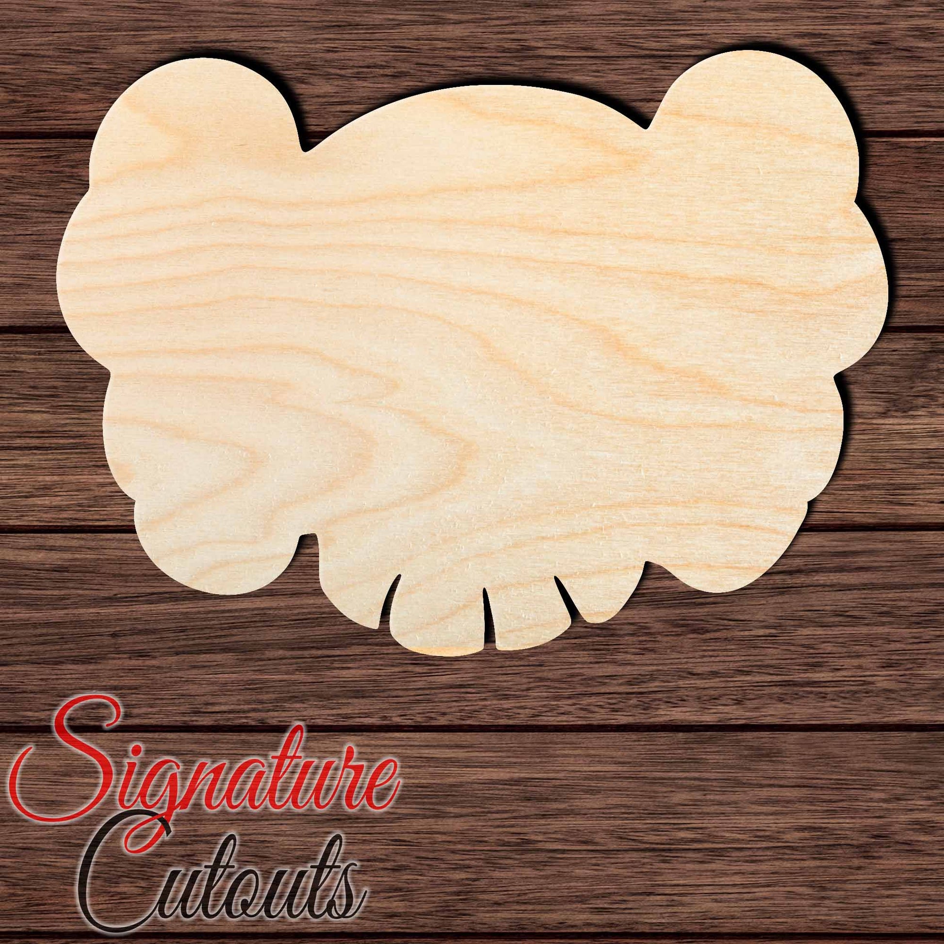 Cartoon Skull 001 Shape Cutout - Signature Cutouts