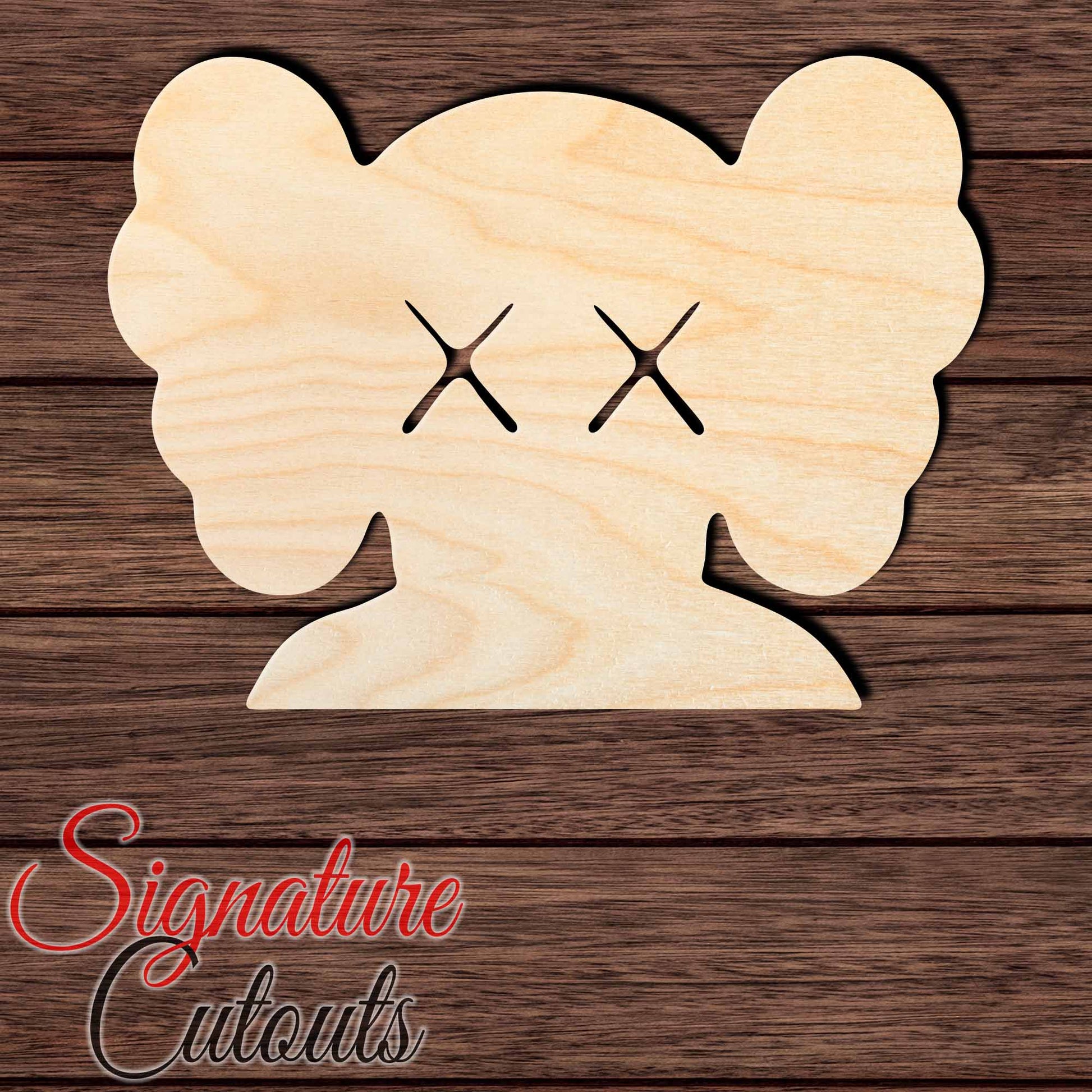 Cartoon Skull 002 Shape Cutout - Signature Cutouts