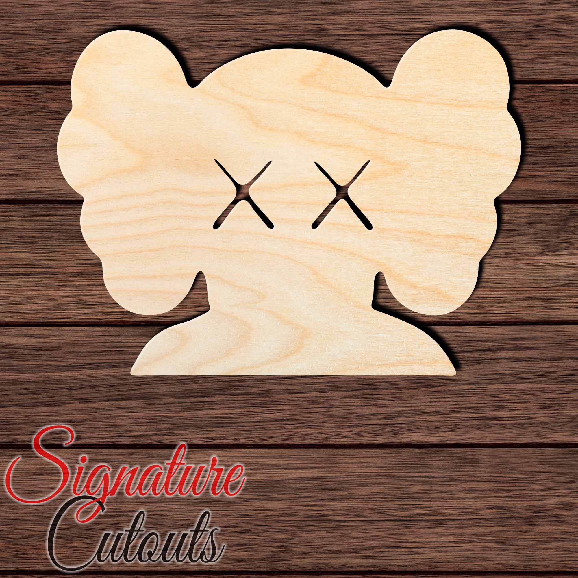 Cartoon Skull 002 Shape Cutout - Signature Cutouts