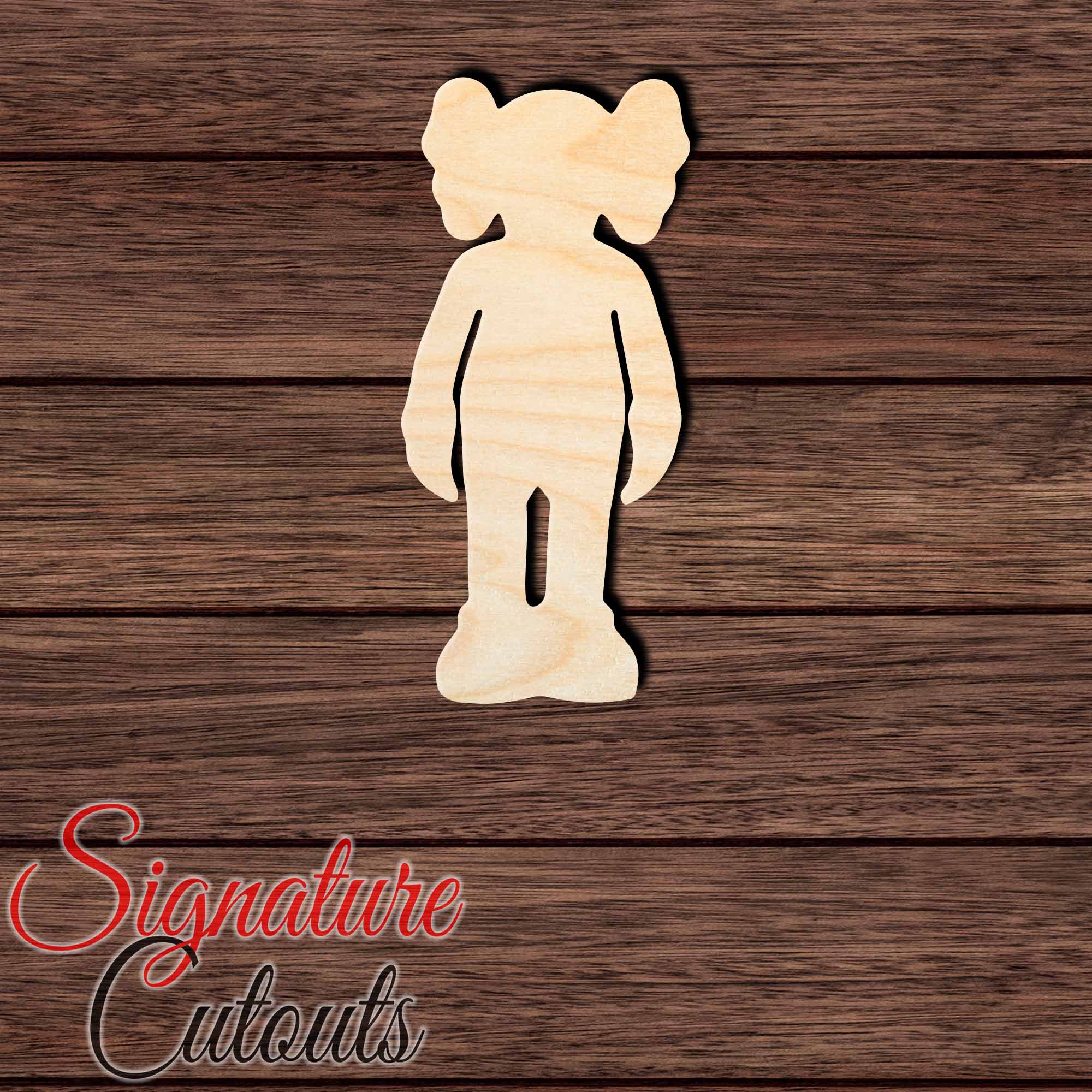 Cartoon Skull Figure 001 Shape Cutout - Signature Cutouts