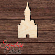 Castle 002 Shape Cutout in Wood, Acrylic or Acrylic Mirror - Signature Cutouts