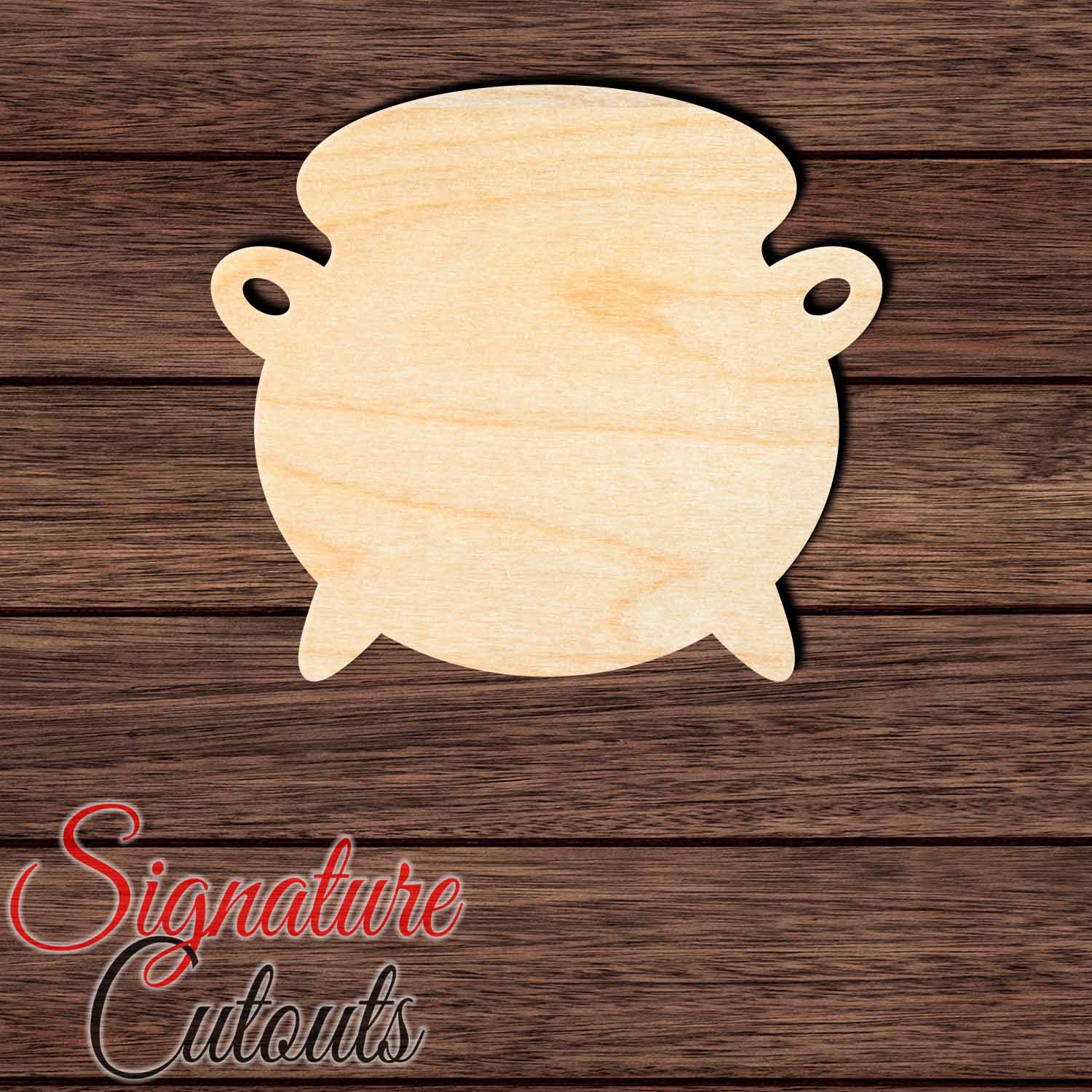 Caulderon Shape Cutout in Wood, Acrylic or Acrylic Mirror - Signature Cutouts