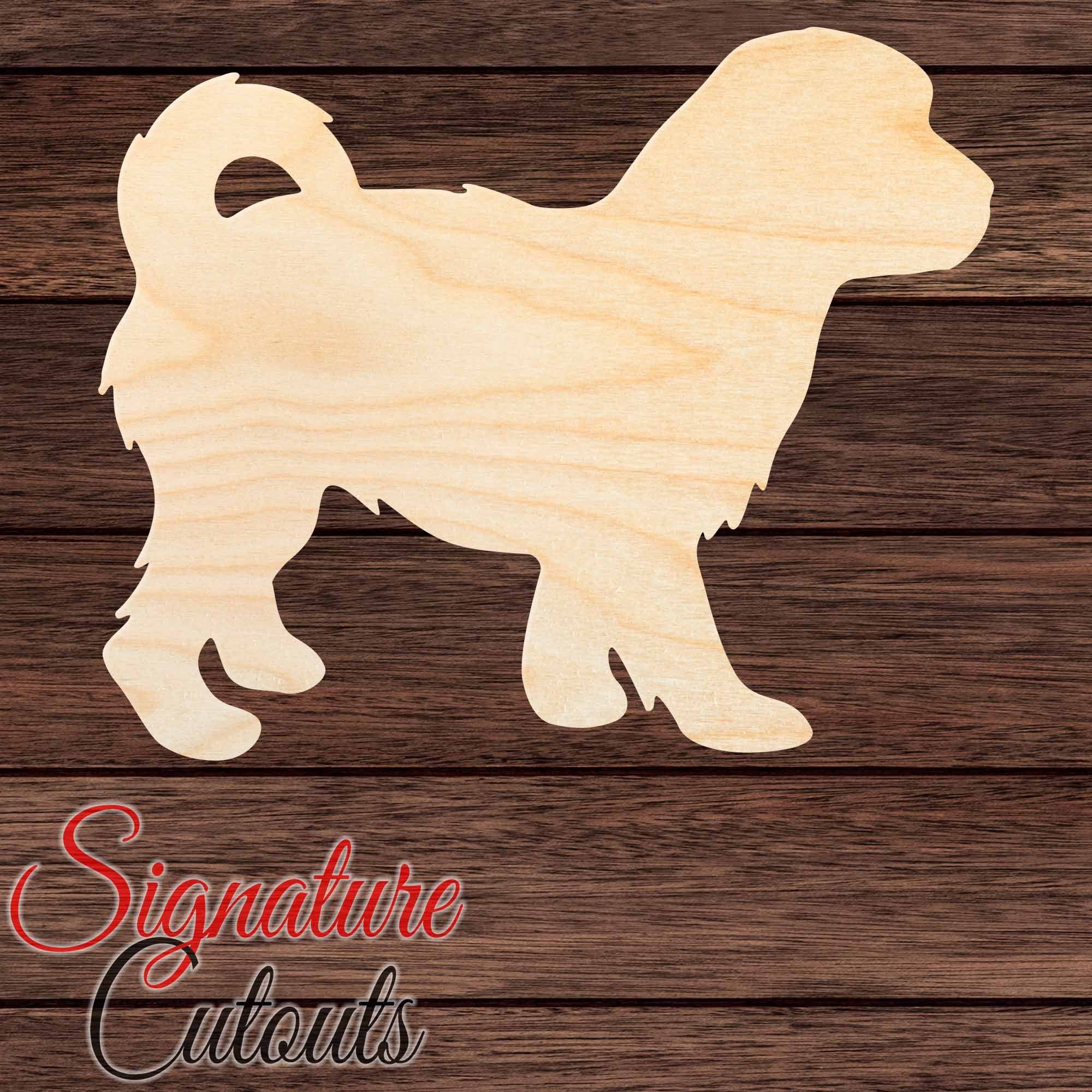 Cavachon Shape Cutout in Wood, Acrylic or Acrylic Mirror - Signature Cutouts