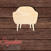 Chair 001 Shape Cutout in Wood, Acrylic or Acrylic Mirror - Signature Cutouts