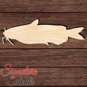 Channel Catfish Shape Cutout in Wood, Acrylic or Acrylic Mirror - Signature Cutouts