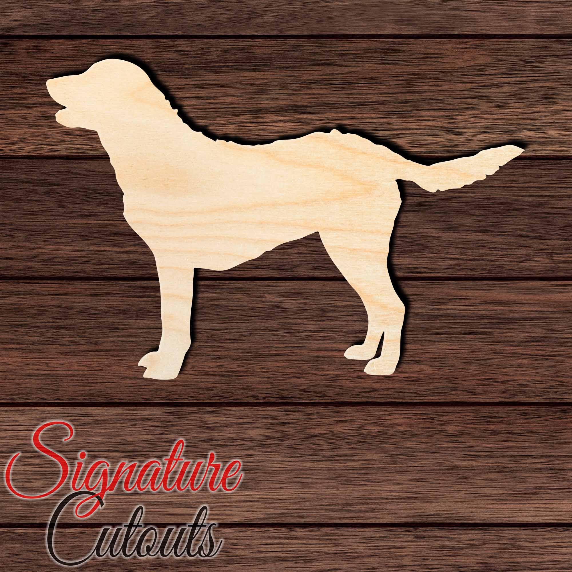 Chesapeake Bay Retriever Shape Cutout in Wood, Acrylic or Acrylic Mirror Craft Shapes & Bases Signature Cutouts 