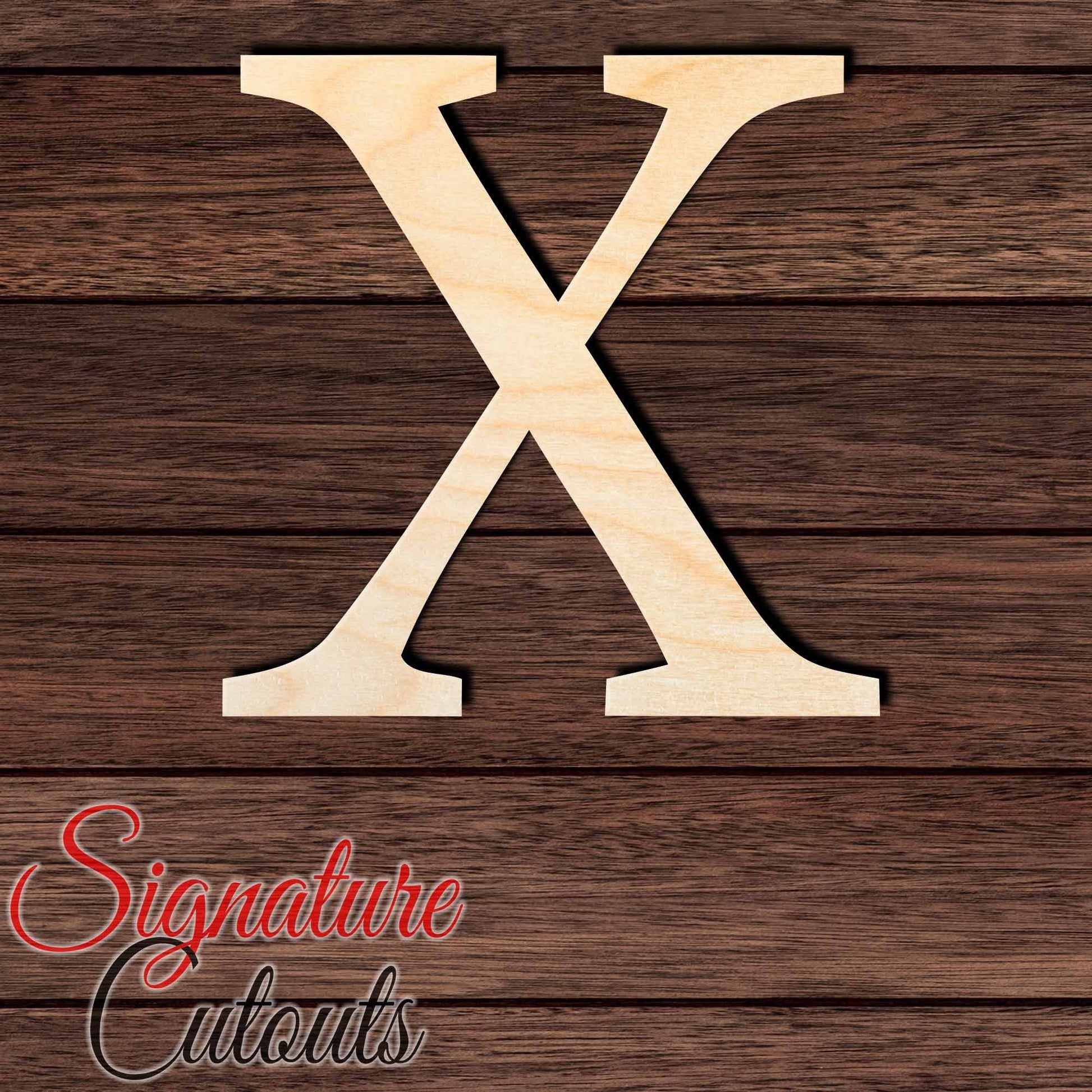 Chi Shape Cutout - Signature Cutouts