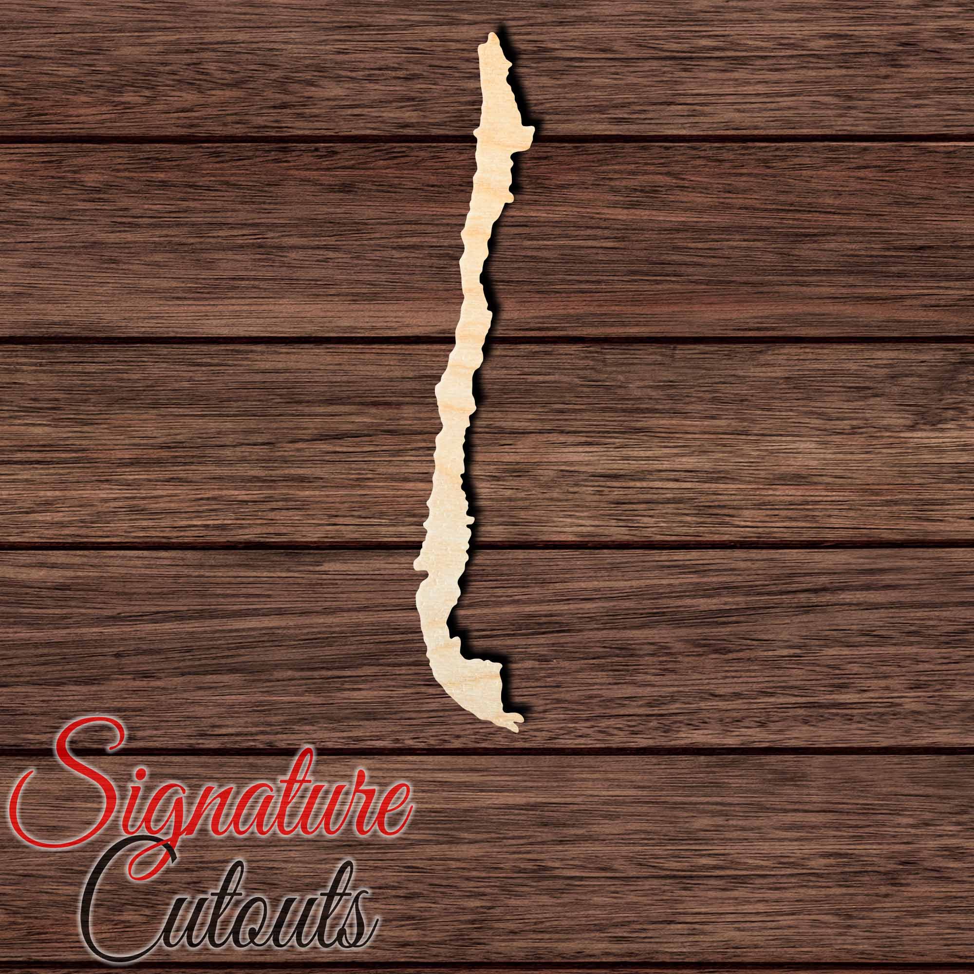 Chile Shape Cutout in Wood, Acrylic or Acrylic Mirror - Signature Cutouts