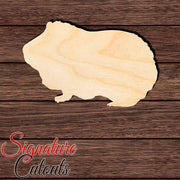 Chinchilla 002 Shape Cutout in Wood, Acrylic or Acrylic Mirror - Signature Cutouts