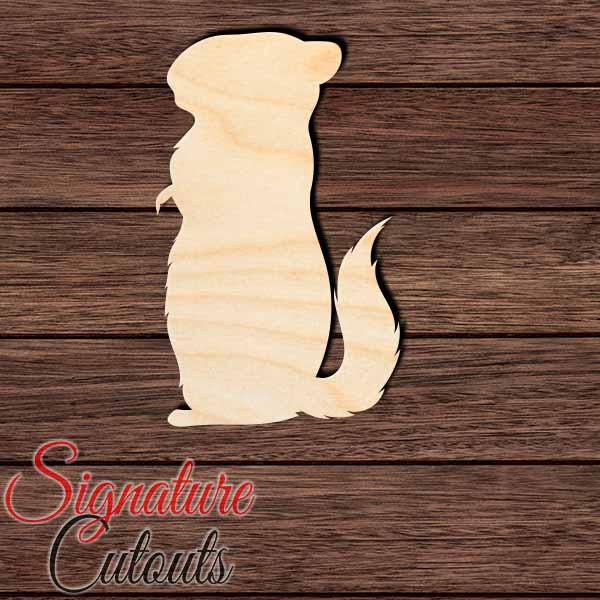 Chinchilla 009 Shape Cutout in Wood, Acrylic or Acrylic Mirror - Signature Cutouts