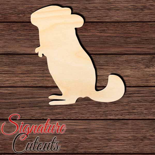 Chinchilla 014 Shape Cutout - Signature Cutouts