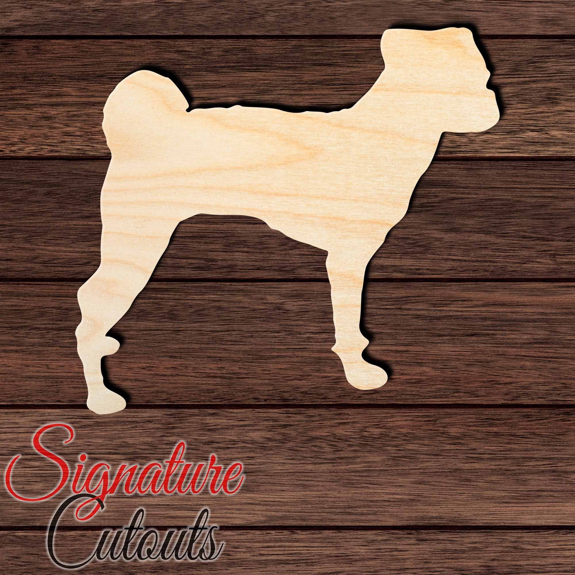 Chug Shape Cutout in Wood, Acrylic or Acrylic Mirror - Signature Cutouts