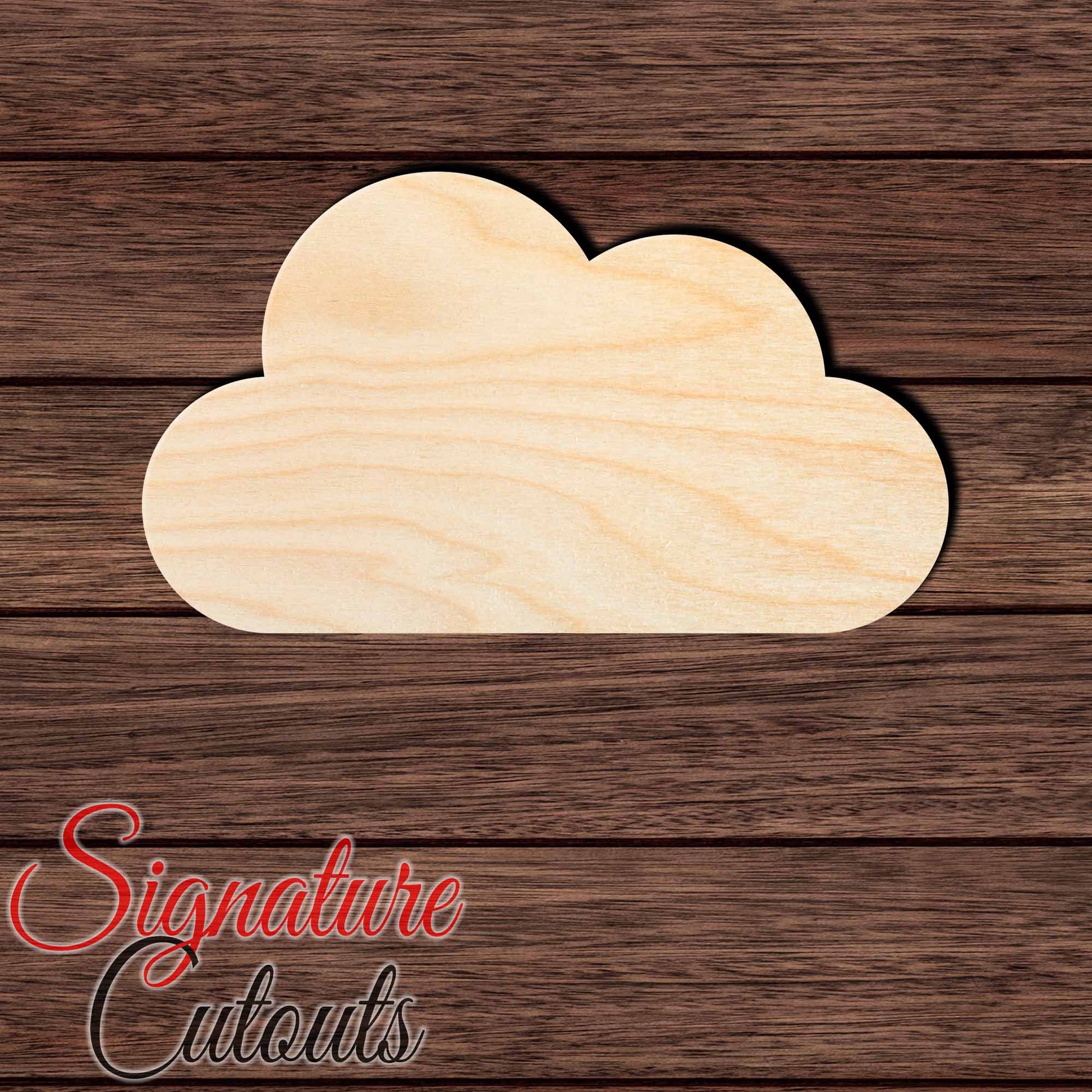 Cloud 004 Shape Cutout - Signature Cutouts