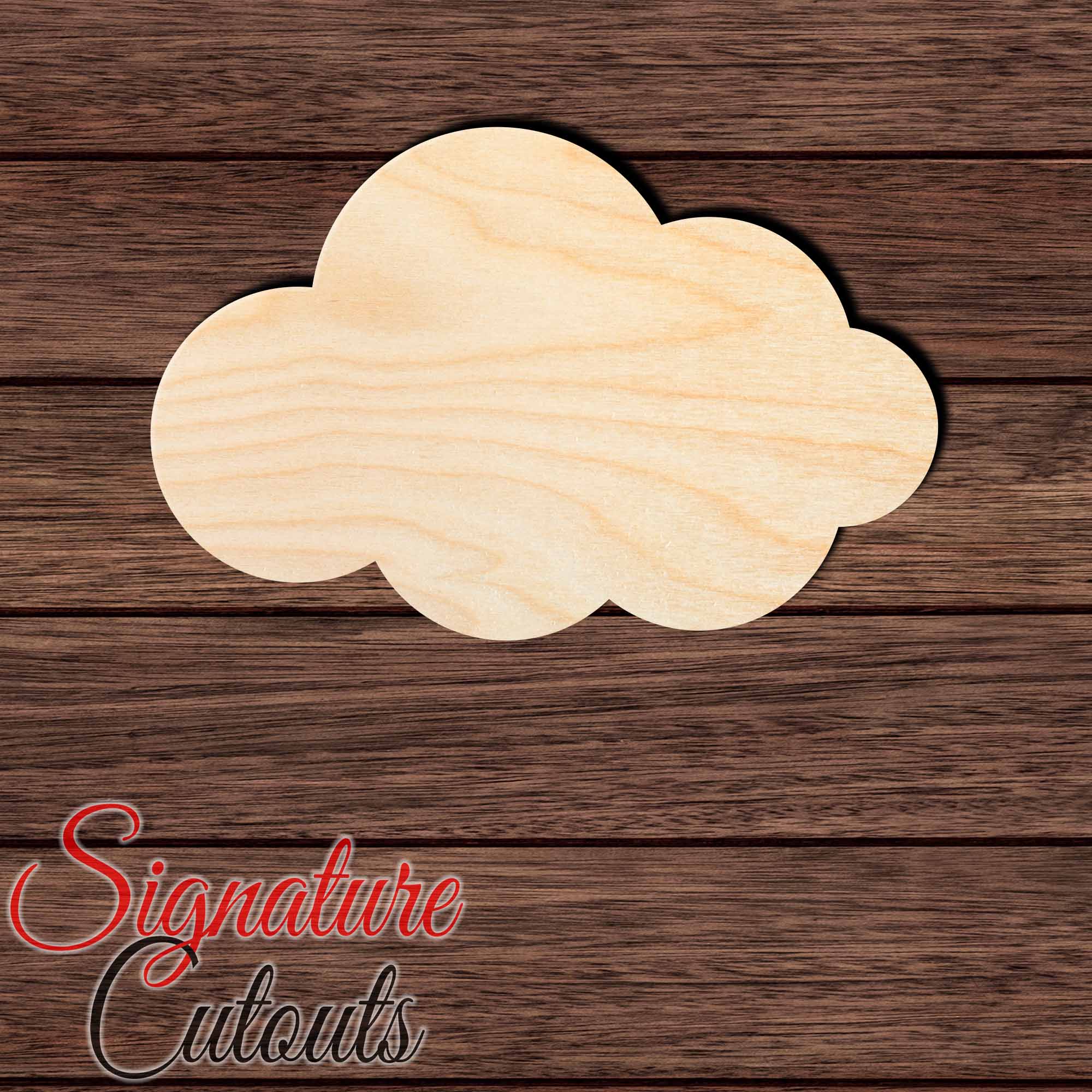 Cloud 005 Shape Cutout - Signature Cutouts